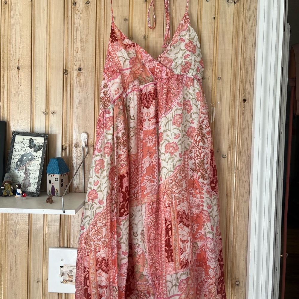 By Together Pink Paisley Floral Sundress